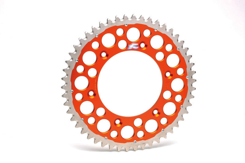 RENTHAL Twinring Aluminum ultra-light self-cleaning hard anodized rear sprocket HA - 520