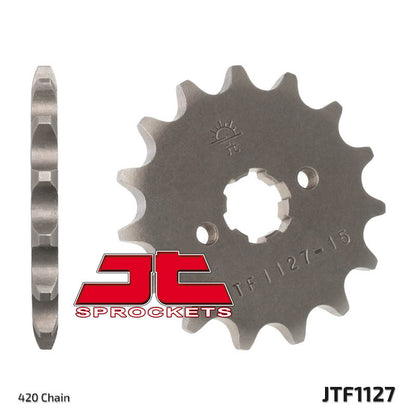 JT SPROCKETS Staal standaard voortandwiel 1127 - 420