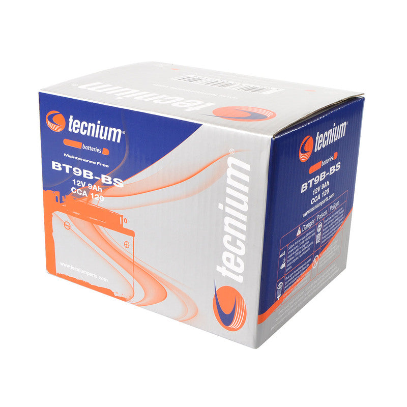 TECNIUM Battery Maintenance-free with acid package - BT9B-BS 