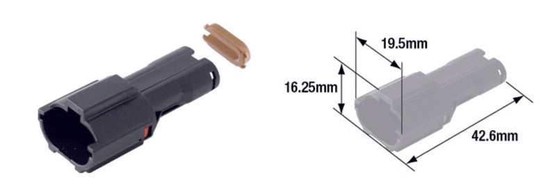 TOURMAX Waterproof electrical plug female type 070 (FRY)