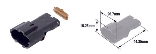 TOURMAX Waterproof electrical plug female type 070 (FRY) 