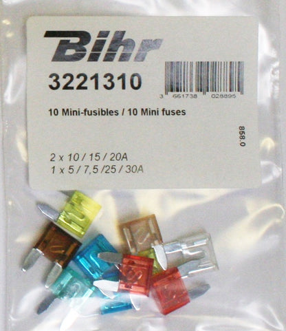 BIHR minizekeringen 10 stuks