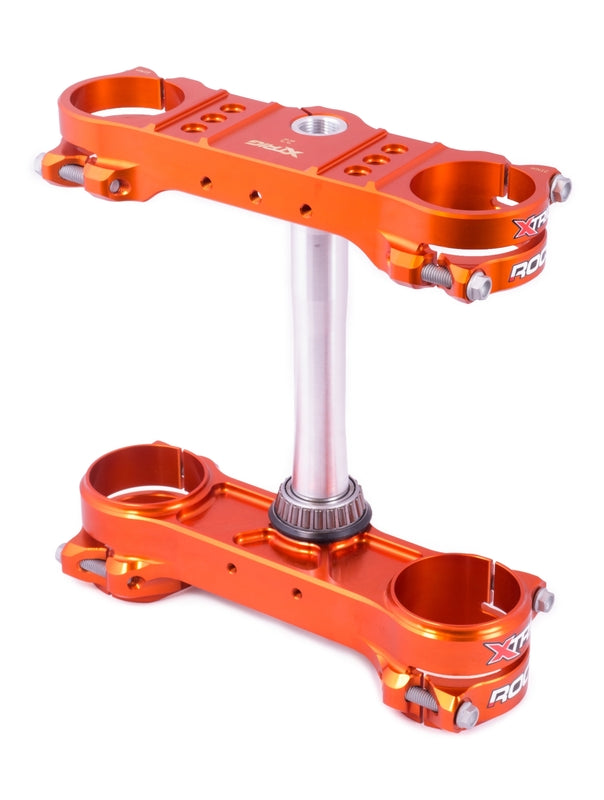 Triple clamp XTRIG ROCS Tech blue Husqvarna TC/TE/FE 125 