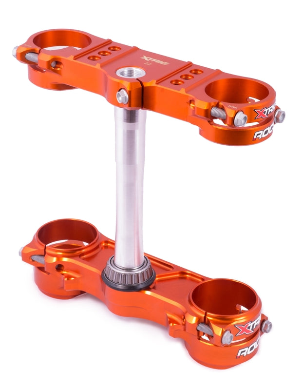 Triple clamp XTRIG ROCS Tech blue Husqvarna TC/TE/FE 125 