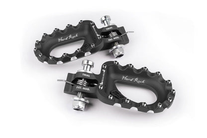 S3 Hard Rock voetsteun zwart aluminium