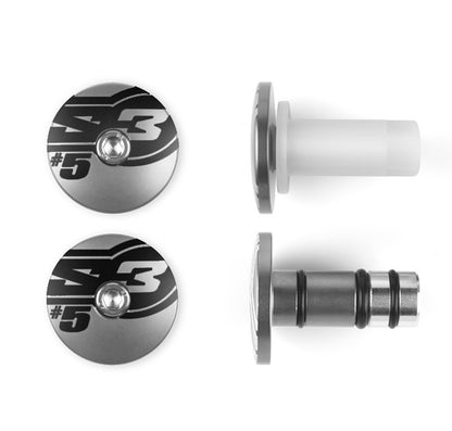 S3 End stuuruiteinden 5 Ø14mm oranje