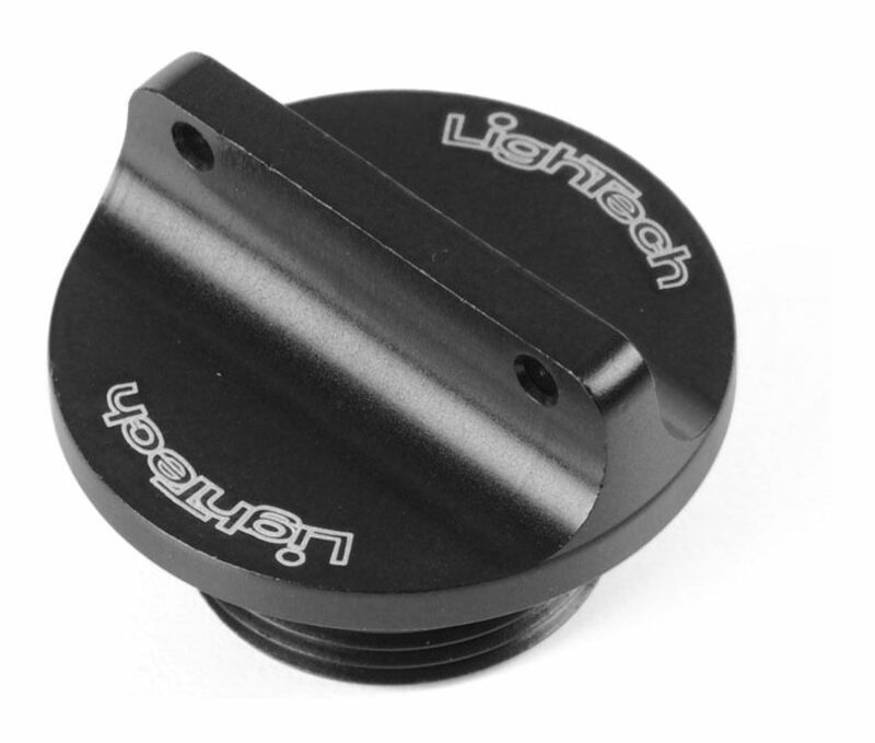LIGHTECH oil pan cap 2 holes black M20 x 1.5 