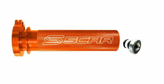 SCAR Throttle Tube Aluminium + Bearing Orange