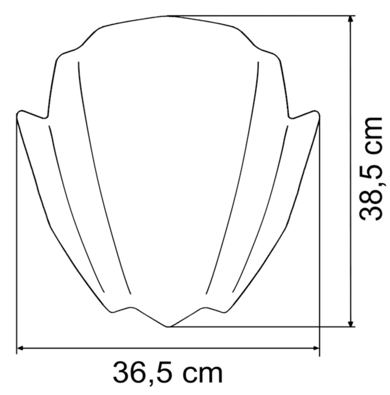 MRA Racing RNB Naked Bike universal windshield