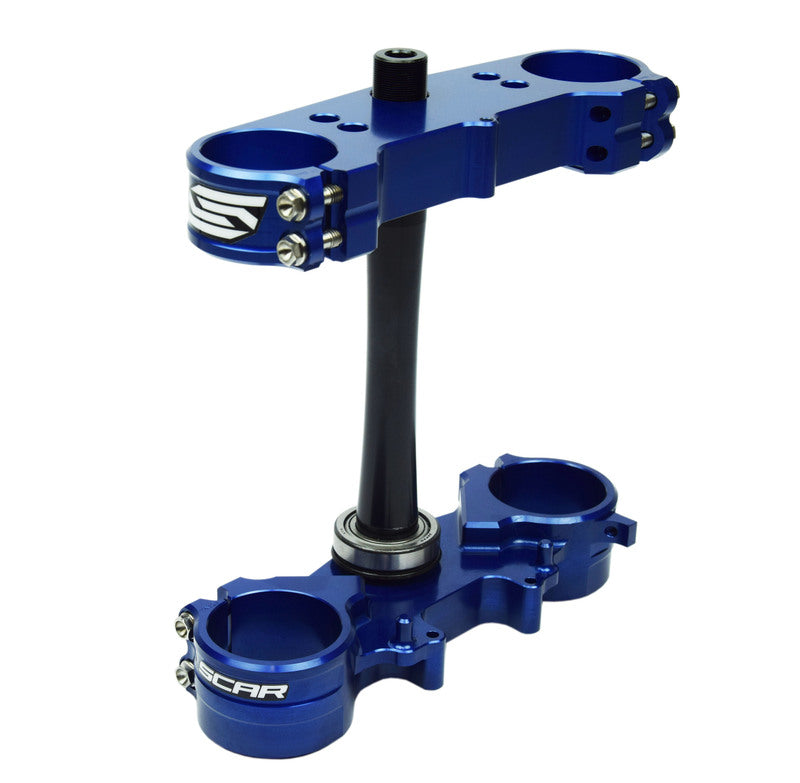 SCAR T-stuk vork ACS Offset 22mm blauw