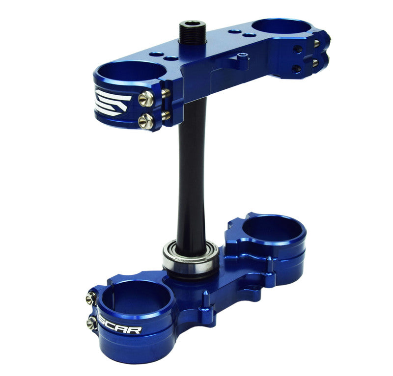 SCAR T-stuk vork ACS Offset 23mm blauw