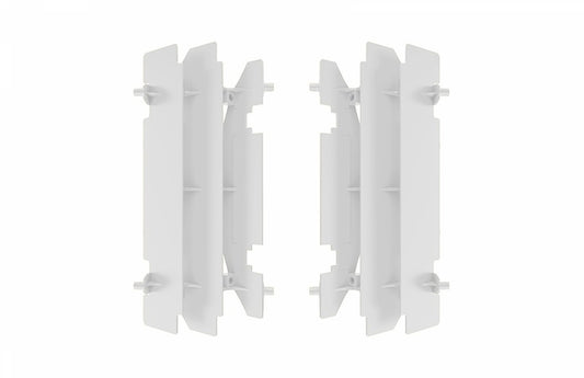 POLISPORT Radiator fins white Suzuki 
