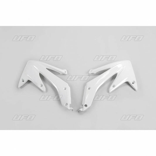 UFO Radiator shrouds white Honda CRF450R