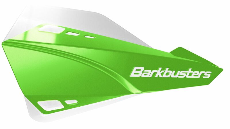 BARKBUSTERS Sabre Handguard Set Universal Mount Green/White