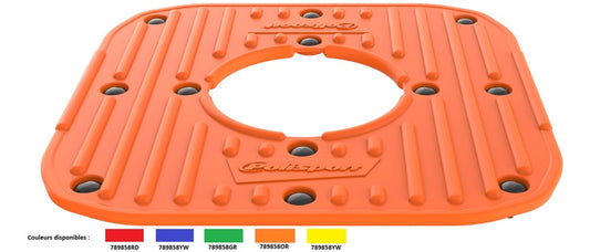 POLISPORT Replaceable rubber plate for motorcycle stand blue 