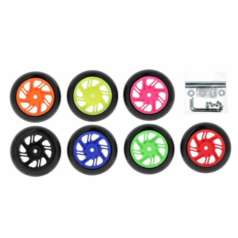 VECTOR Wheels Ø 110 mm for Rear Stand V Support Fixed - Black (2 pcs.)