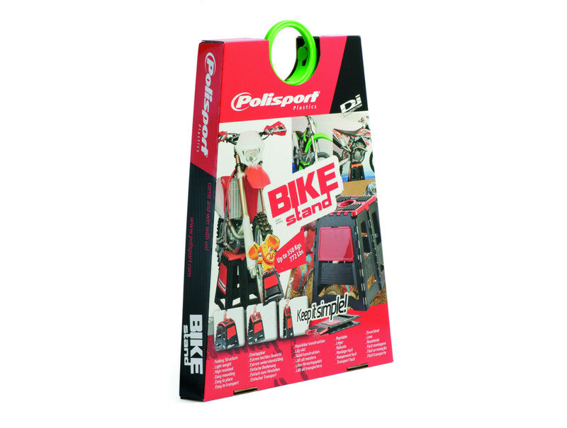 POLISPORT Foldable motorcycle stand blue/black 