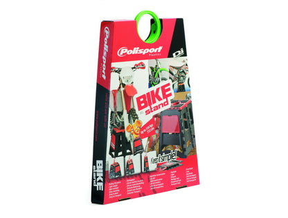 POLISPORT Foldable motorcycle stand blue/black 