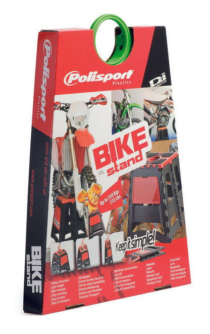 POLISPORT Foldable motorcycle stand blue/black 