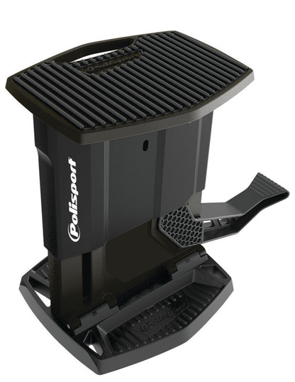 POLISPORT Foldable motorcycle lift black 