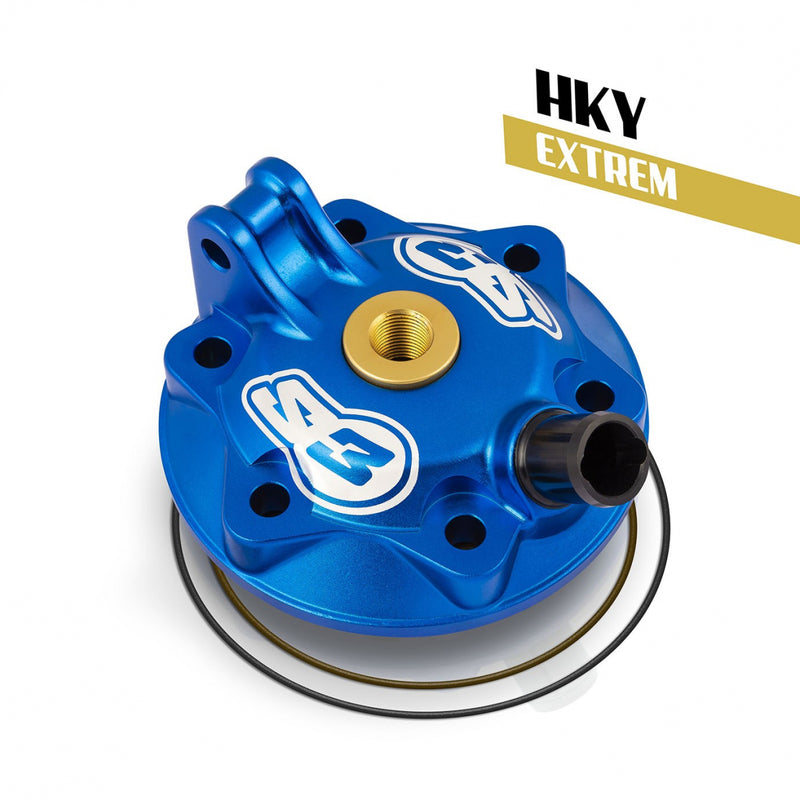 S3 Extreme Enduro Cylinder Head & Insert Kit Low Compression Blue Husqvarna/Husaberg