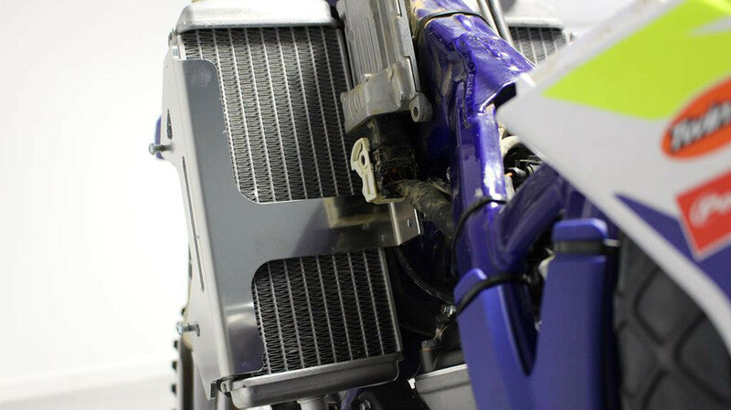 AXP Radiator Protectors Aluminum/Black Sherco 