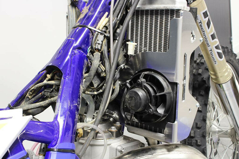 AXP Radiator Protectors Aluminum/Black Sherco 