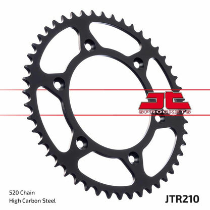 Rear sprocket JT SPROCKETS Steel Self cleaning - 520