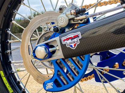 SCAR Disc Protector Rear Blue