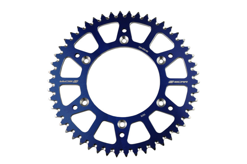 Rear sprocket SCAR Aluminium Self cleaning - 520