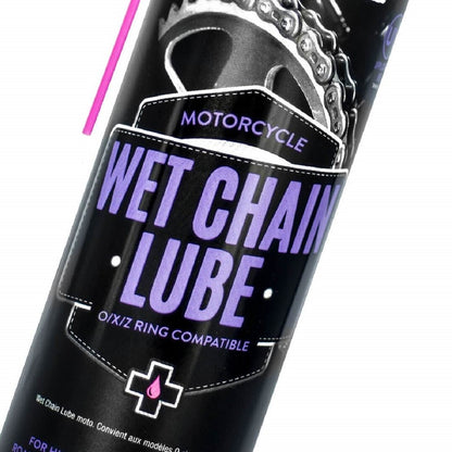 MUC-OFF Wet Chain Lube - spuitbus 400 ml