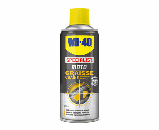 WD-40 Specialist® Motorbike Chain Wax - 400ml Aerosol