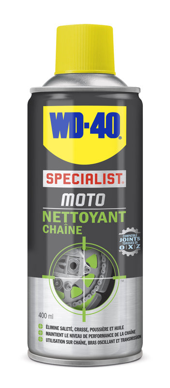 WD-40 Specialist® Motorbike Chain Cleaner - 400ml Aerosol