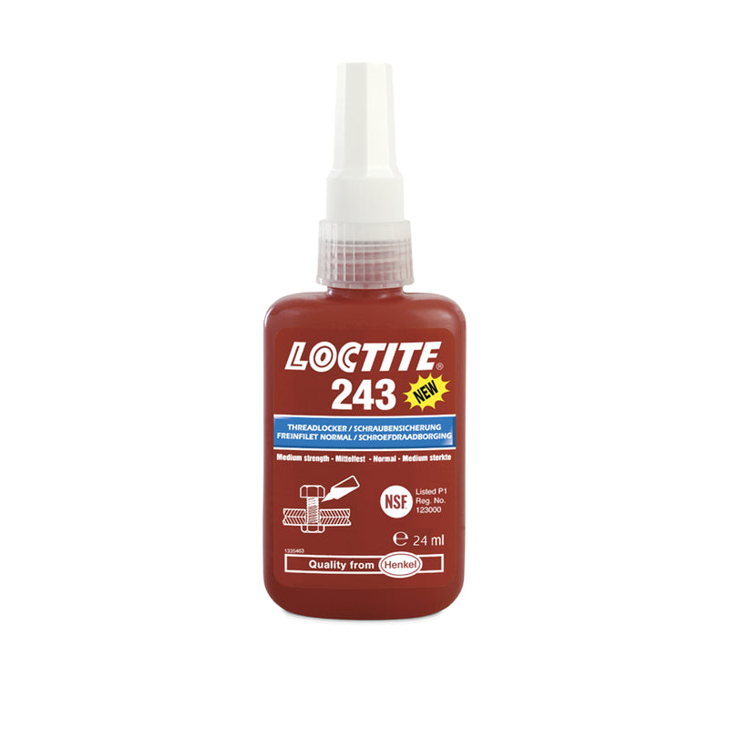 LOCTITE 243 Threadlocker Medium Strength - 24ml bottle