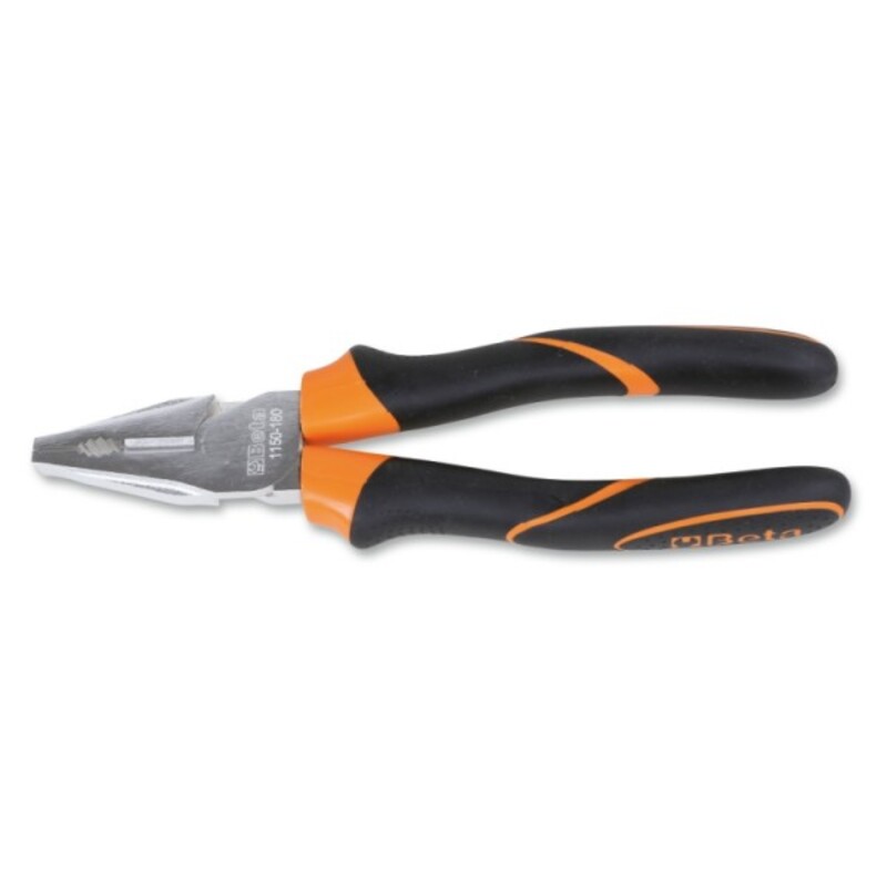 BETA Chrome-Plated Bi-Material Combination Pliers