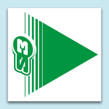 S3 Signaling Arrows Green 50 Pieces 12x12cm 