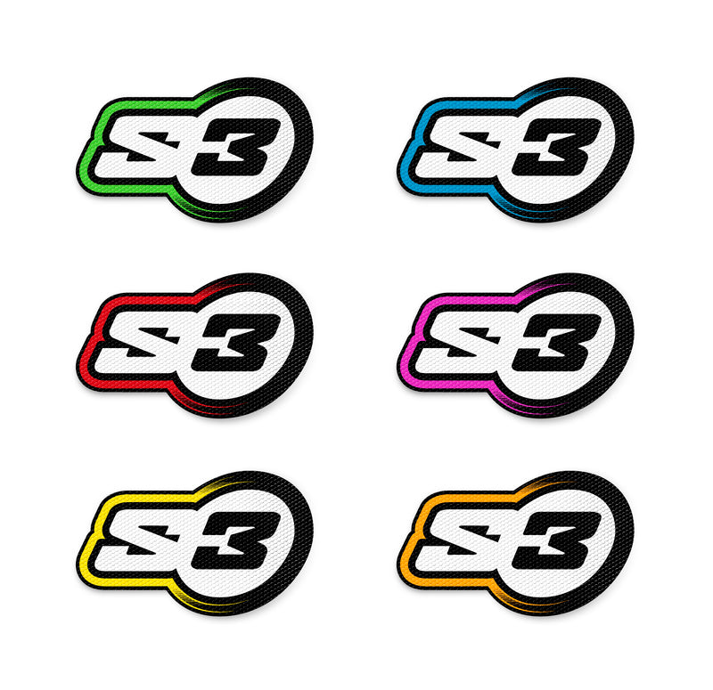 S3 Impact Enduro/Trial Stickers Kit 20 Pieces 