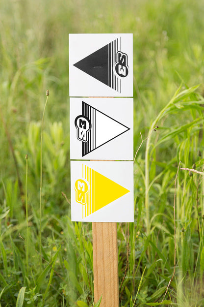S3 Signaling Arrows Black 50 Pieces 12x12cm 