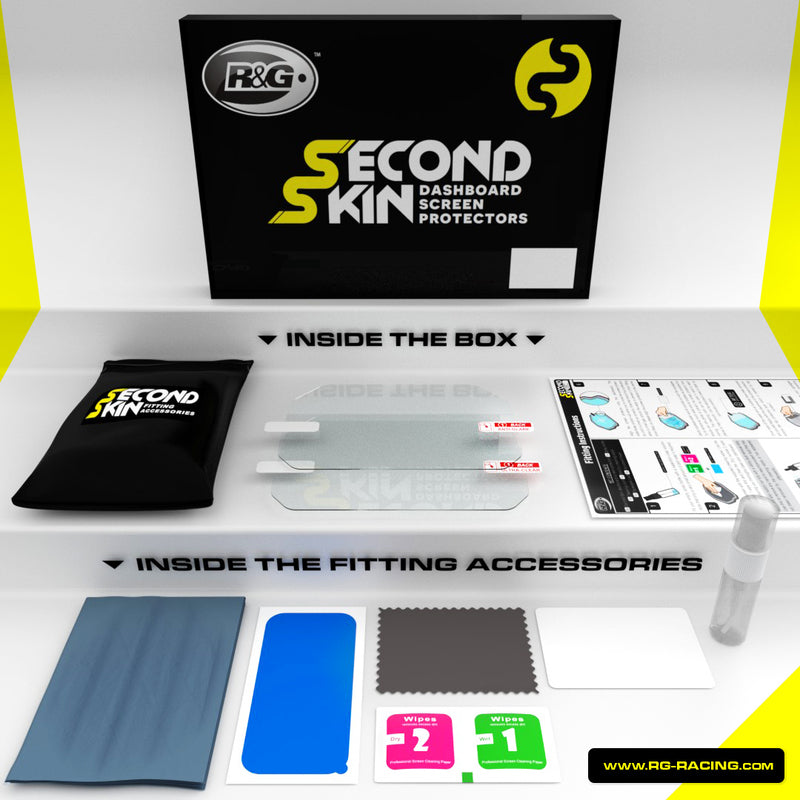 R&G RACING Second Skin Dashboard Screen Protector Kit - Clear KTM 690 SMC-R/Enduro