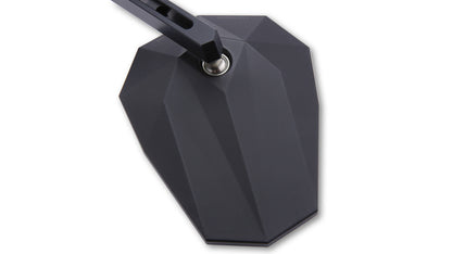 HIGHSIDER pro Handlebar Mirror Stealth-X1 Black (Pair)