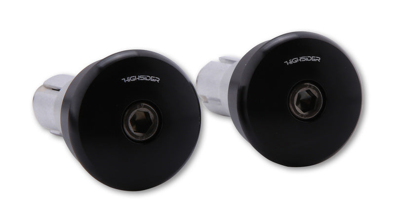 HIGHSIDER pro Curve Handlebar Ends Black (Pair)