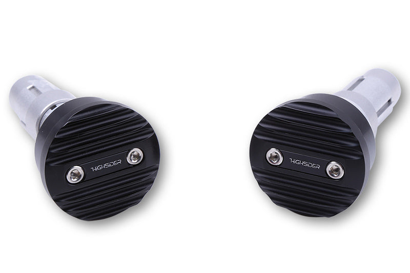 HIGHSIDER pro Wave Handlebar Ends Black (Pair)