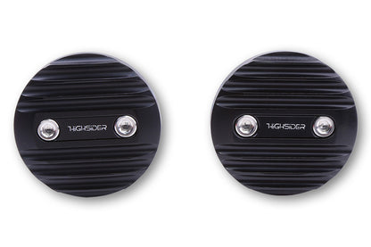 HIGHSIDER pro Wave Handlebar Ends Black (Pair)