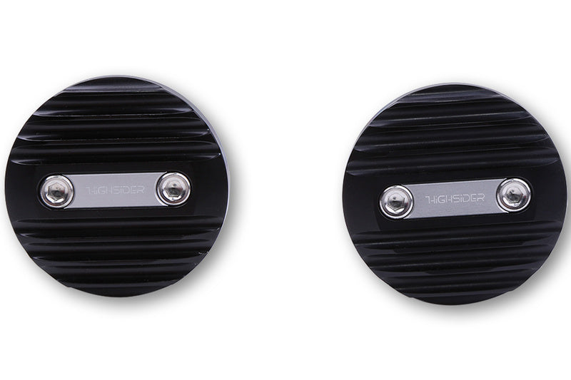 HIGHSIDER pro Wave Handlebar Ends Black (Pair)