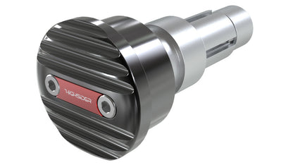 HIGHSIDER pro Wave Handlebar Ends Black (Pair)