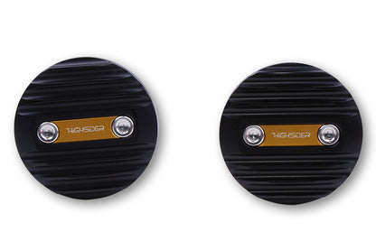 HIGHSIDER pro Wave Handlebar Ends Black (Pair)