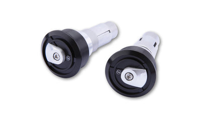 HIGHSIDER pro Enterprise Handlebar Ends Silver (Pair)