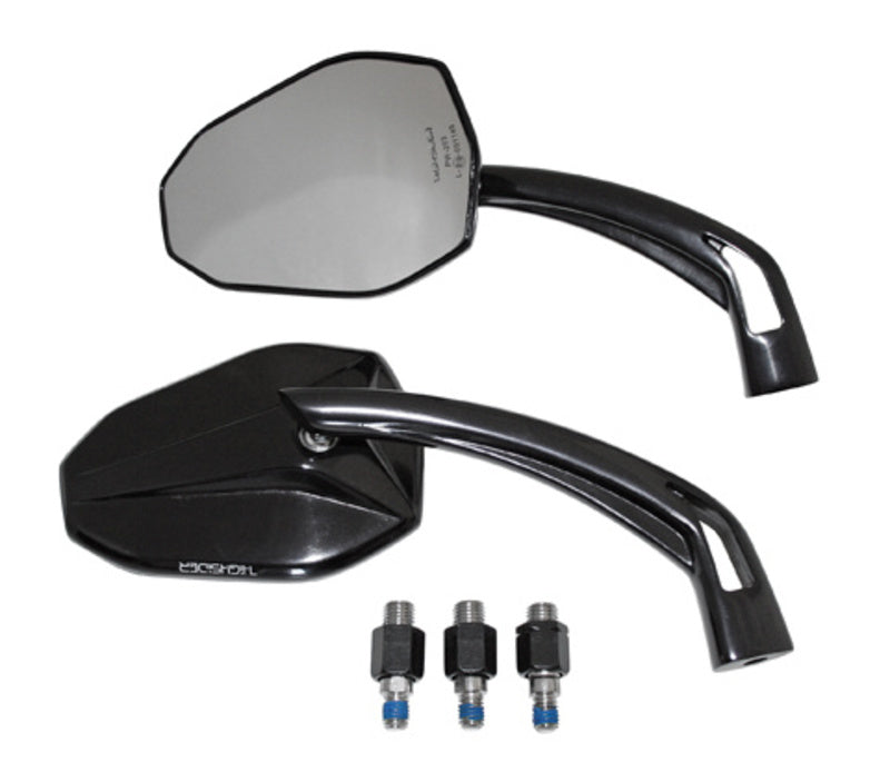 HIGHSIDER pro Handlebar Mirror Victory Chrome (Pair)