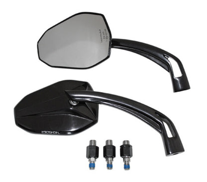 HIGHSIDER pro Handlebar Mirror Victory Chrome (Pair)