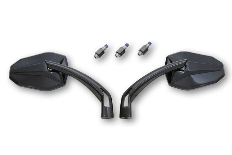 HIGHSIDER pro Handlebar Mirror Victory Chrome (Pair)